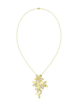 Wild Flower Yellow Gold Pendant Necklace