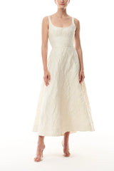 Scoop Neck A-Line Dress