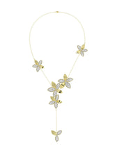 Wild Flower Yellow Gold Y Necklace