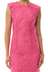 Hibiscus Lace Sheath Dress