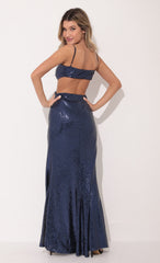 Maxi In Blue Sequin