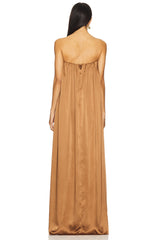 Monique Satin Maxi Dress