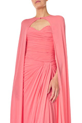 Floor Length Jersey Cape