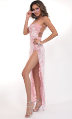 Velvet Rose Maxi in Pink