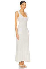 Knit Dress With Handmade Knit Details