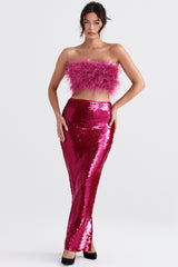 hot pint sequin maxi skirt