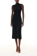 Noir Lace Knit Shift Dress