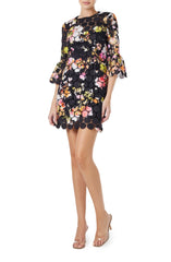 Circle Lace Mini Dress