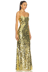 Paillette Cami Gown