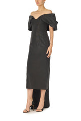 Off-The-Shoulder Column Dress