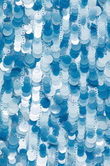 Colette Multi Size Sequins Beaded Mini Dress