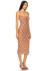 Lucinda Lace Midi Dress