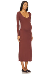 The Long Sleeve Rib Dress