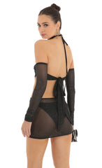 Foil Mesh Cutout Set and Sleeves in Black