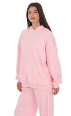 Oversized Lucy Hoodie in Pink