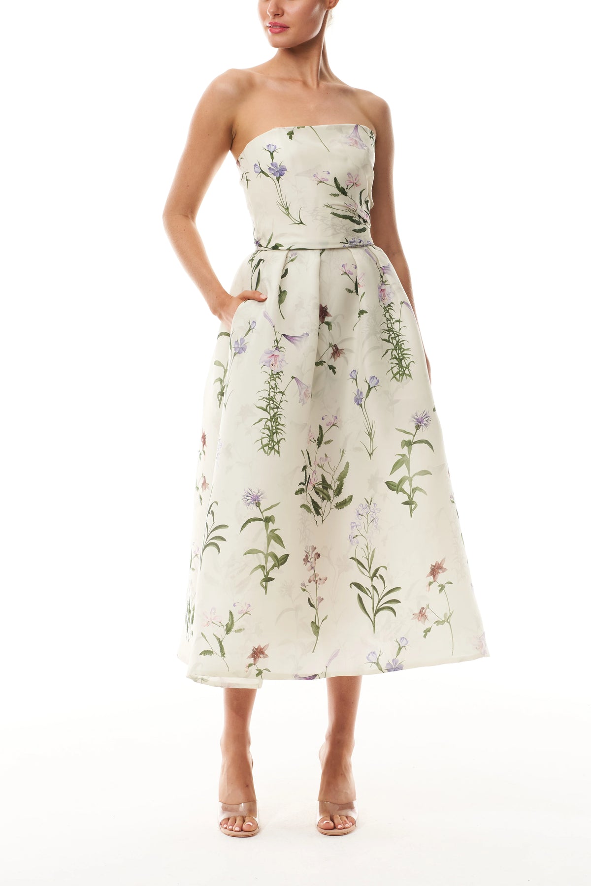 Floral Printed Tea Dress