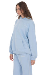 Oversized Lucy Hoodie in Light Blue
