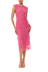 Hibiscus Lace Sheath Dress