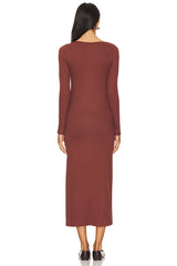 The Long Sleeve Rib Dress