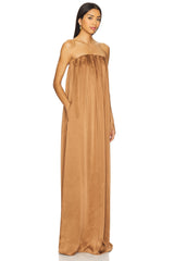 Monique Satin Maxi Dress