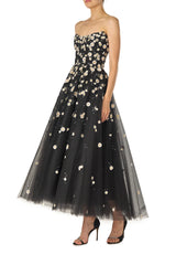 Daisy Embroidered Tulle Dress