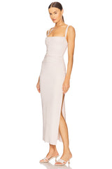 Leora Tuck Maxi Dress