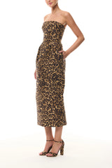 Leopard Printed Cocktail Dress