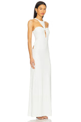 X Sabine Getty Open Back Maxi Dress