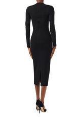 Long Sleeve Knit Midi Dress