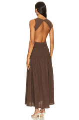 Lottie Dress in Chocolate