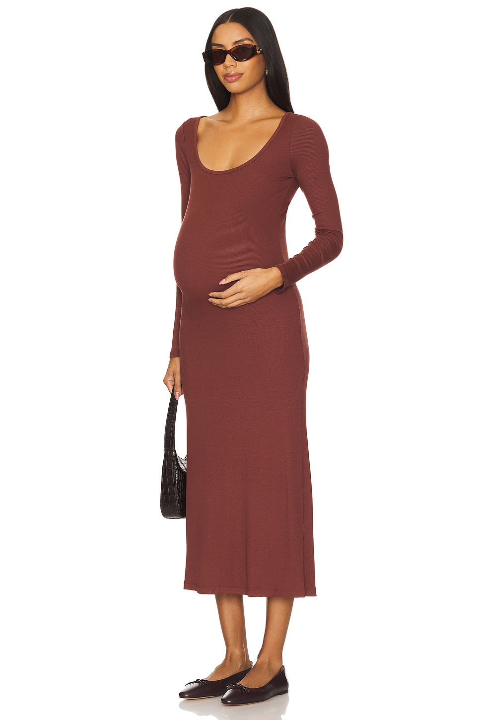 The Long Sleeve Rib Dress
