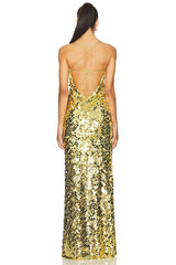 Paillette Cami Gown