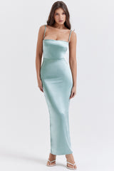 light jade maxi dress
