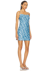 Colette Multi Size Sequins Beaded Mini Dress