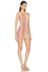 Goldie Shimmer Mini Dress