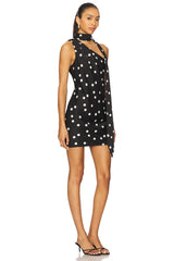 Gloss Scarf Mini Dress
