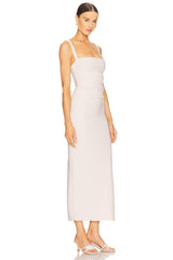 Leora Tuck Maxi Dress