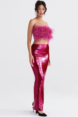 hot pint sequin maxi skirt