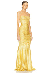 Strapless Fishtail Gown