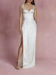 Satin Bustier Gown