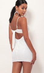 White Sequin Dress