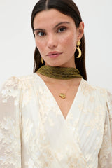 Elsie  -  Bouquet Devoré Cream