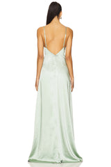 x REVOLVE Drape Satin Gown