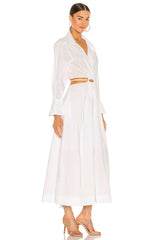 Alex Pleated Cut Out Dress