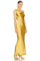 Maria Drop Shoulder Gown