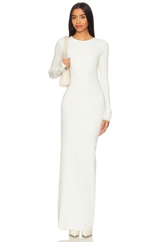Long Sleeve Crewneck Maxi Dress