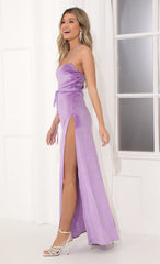 Velvet Lux Maxi in Purple