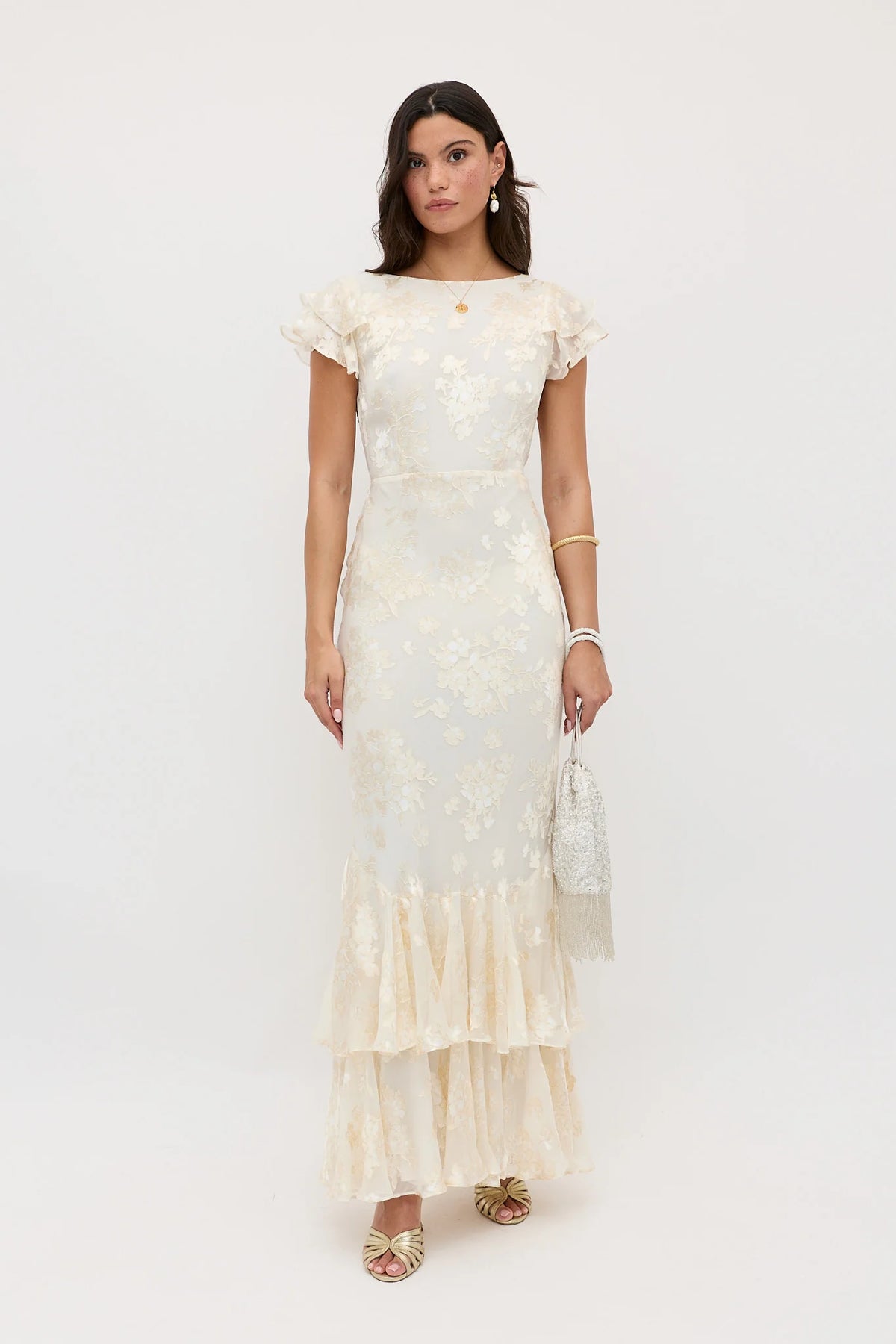 Ordinia  -  Bouquet Devoré Cream