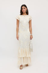 Ordinia  -  Bouquet Devoré Cream