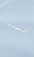 Oversized Lucy Hoodie in Light Blue